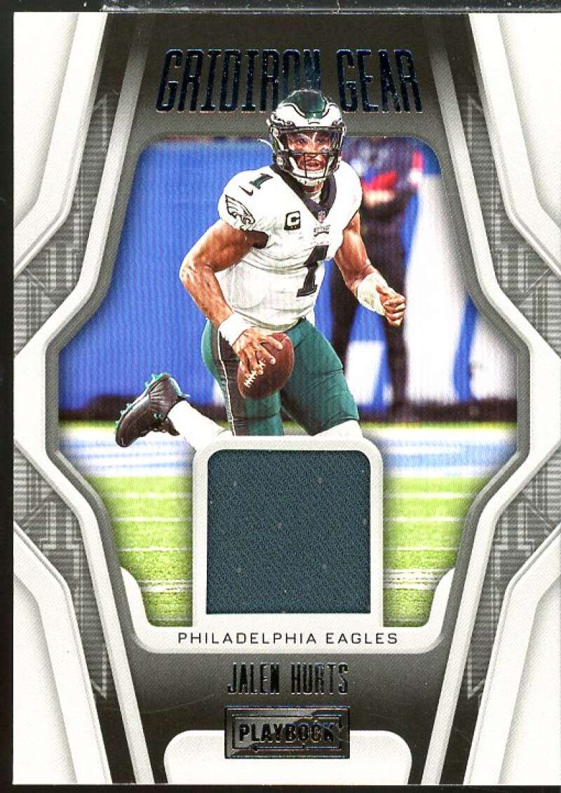 Jalen Hurts Card 2022 Panini Playbook Gridiron Gear #4  Image 1