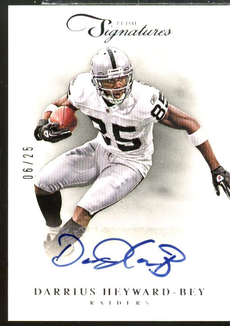 Darrius Heyward-Bey Card 2012 Prime Signatures Autographs Silver #99  Image 1
