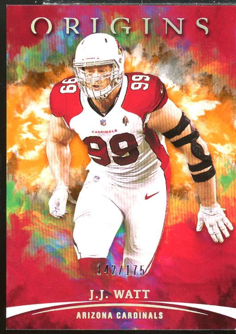 J.J. Watt Card 2021 Panini Origins Orange #3  Image 1