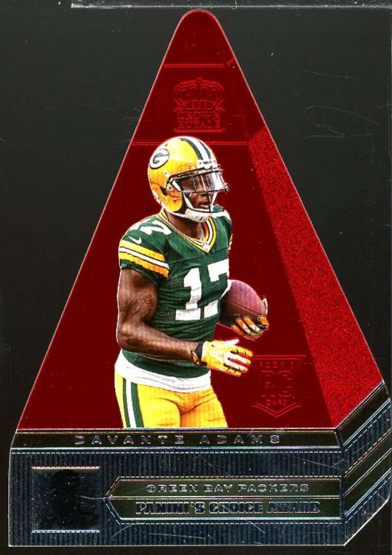 Davante Adams Rookie Card 2014 Crown Royale Panini's Choice Red #PC31  Image 1