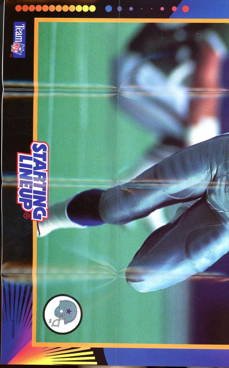 Michael Irvin  Card 1992 Starting Lineup Superstar Poster Series #NNO  Image 2