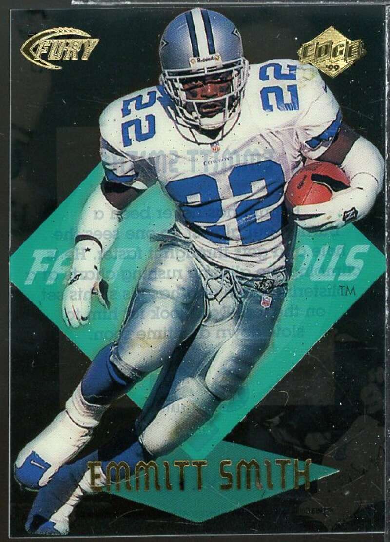 Emmitt Smith Card 1999 Collector's Edge Fury Fast and Furious Preview #5  Image 1