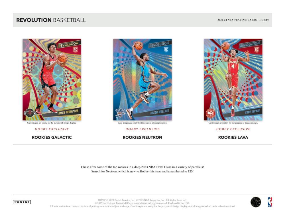 2023-24 Panini Revolution Basketball Hobby Box Image 3