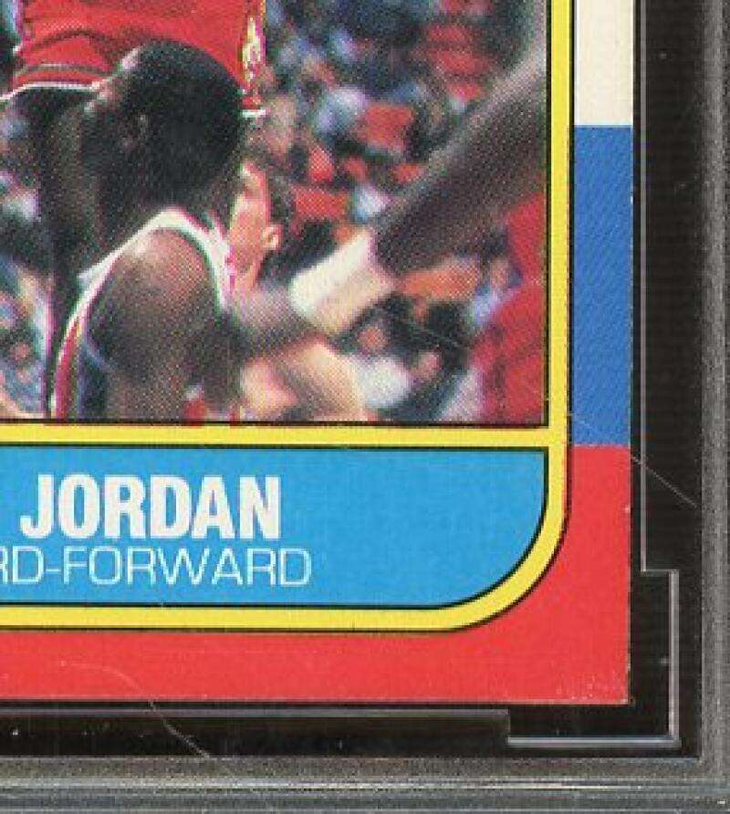1986-87 fleer #57 MICHAEL JORDAN chicago bulls rookie card BGS BCCG 10 Image 4