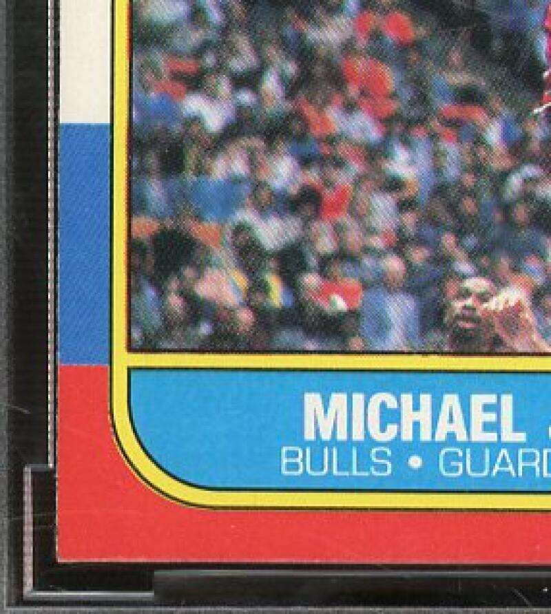 1986-87 fleer #57 MICHAEL JORDAN chicago bulls rookie card BGS BCCG 10 Image 5