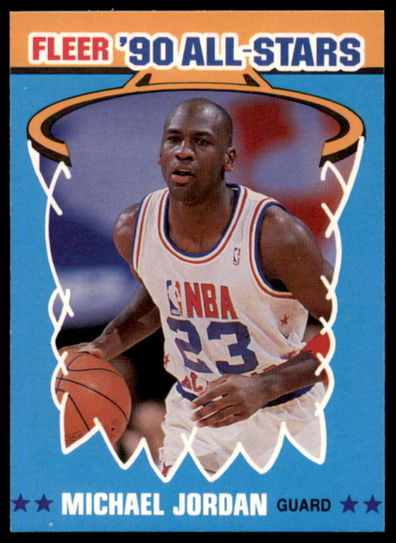 Michael Jordan Card 1990-91 Fleer All-Stars #5  Image 1