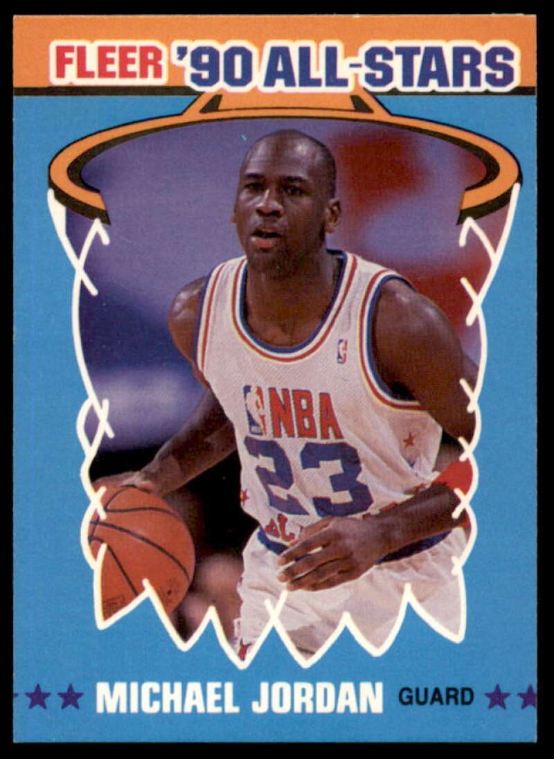 Michael Jordan Card 1990-91 Fleer All-Stars #5  Image 1