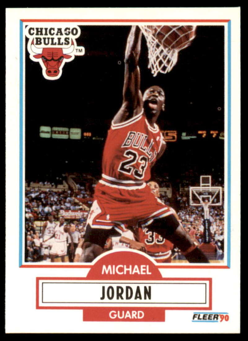 Michael Jordan Card 1990-91 Fleer #26  Image 1