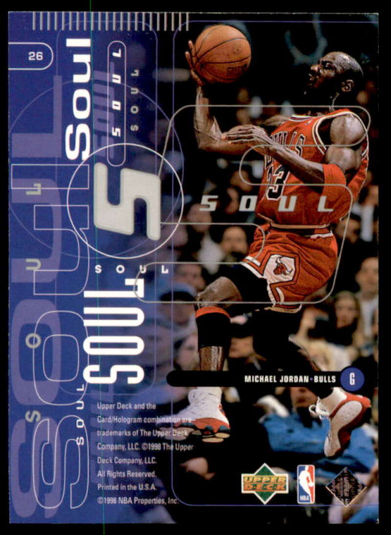 Michael Jordan/Michael Jordan HS Card 1998-99 Upper Deck #26  Image 2