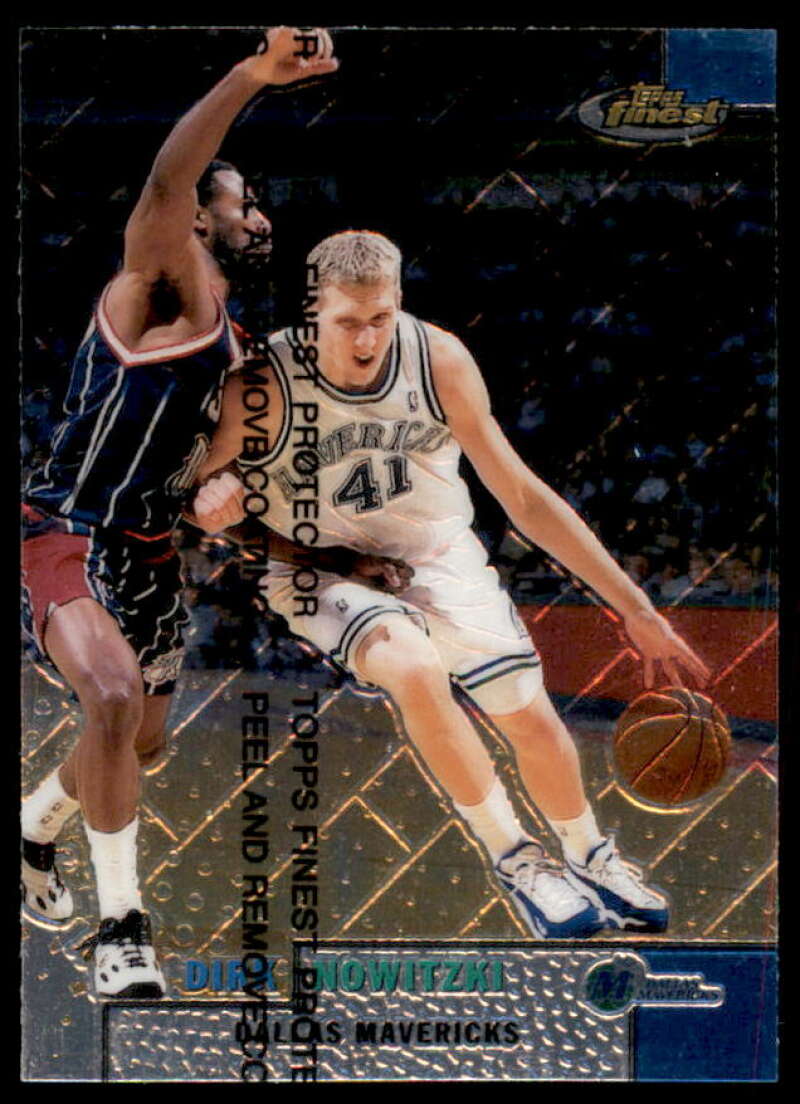 Dirk Nowitzki Card 1999-00 Finest #60  Image 1