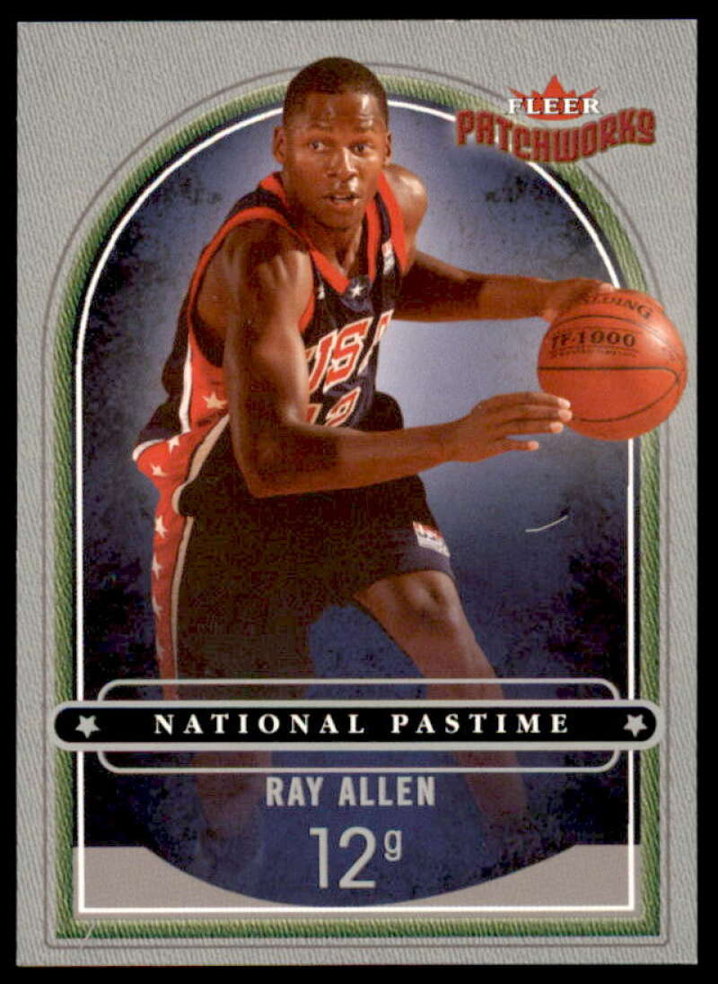 Ray Allen Card 2003-04 Fleer Patchworks National Pastime #7  Image 1