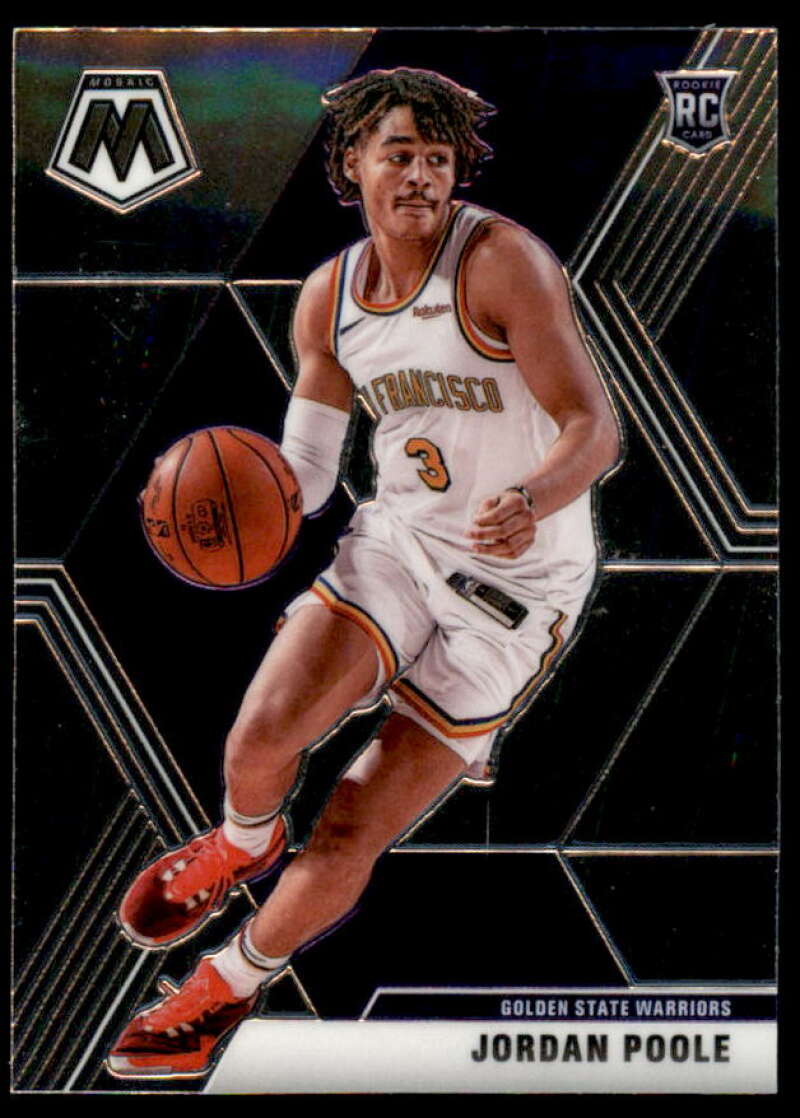 Jordan Poole Rookie Card 2019-20 Panini Mosaic #228  Image 1