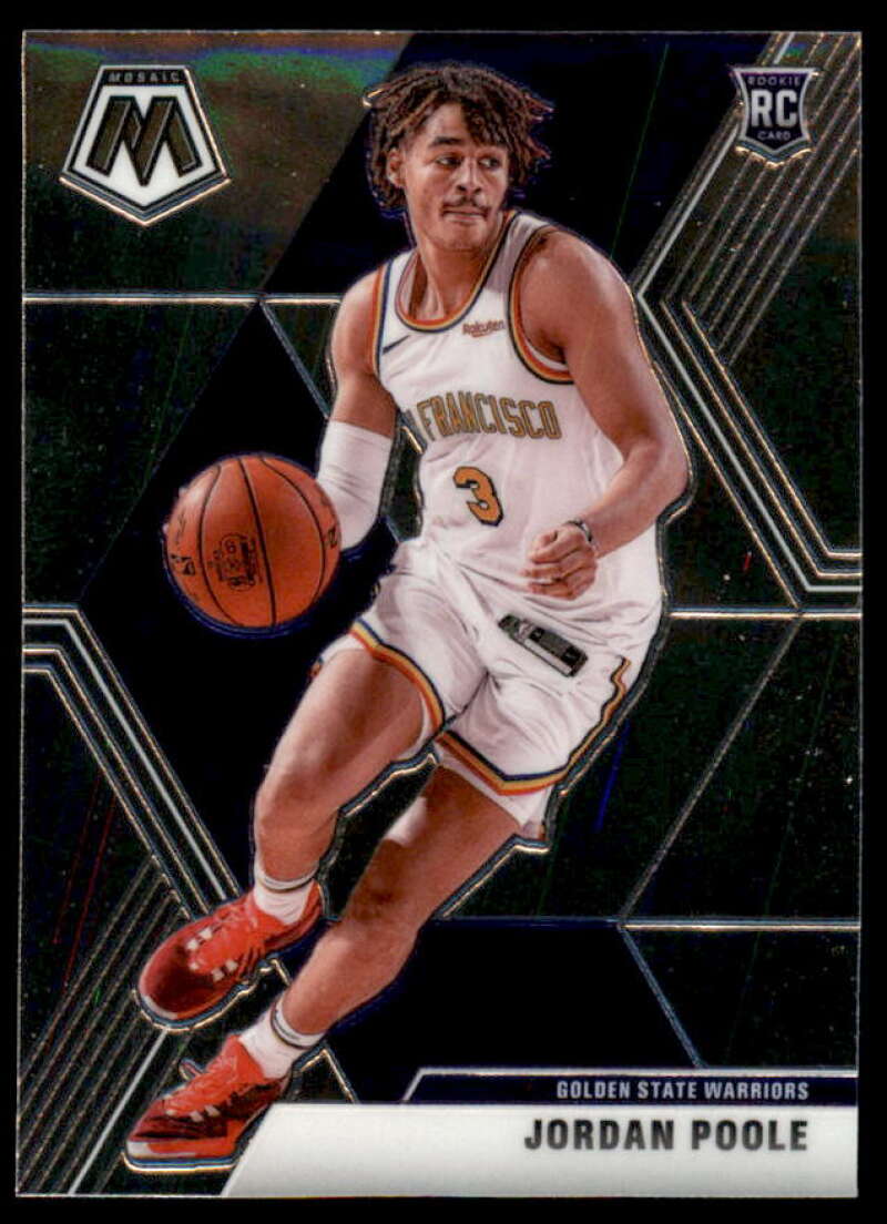 Jordan Poole Rookie Card 2019-20 Panini Mosaic #228  Image 1