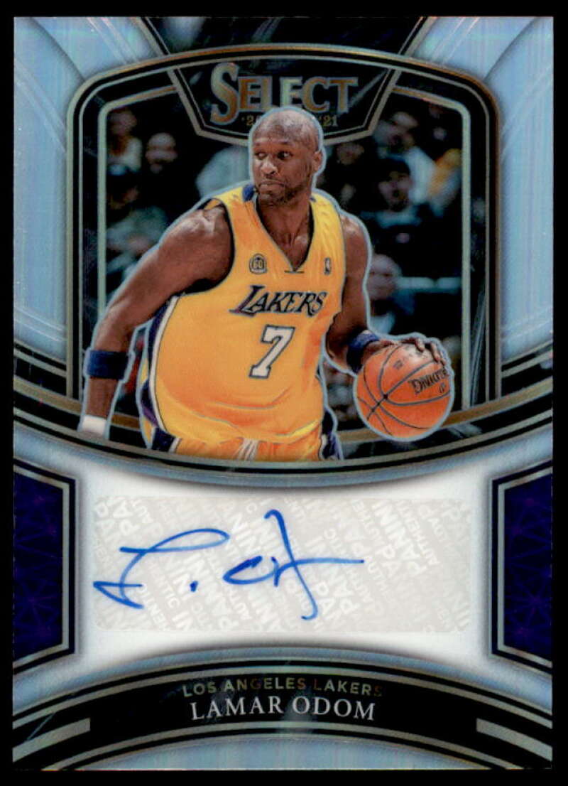 Lamar Odom Card 2020-21 Select Signatures #27  Image 1