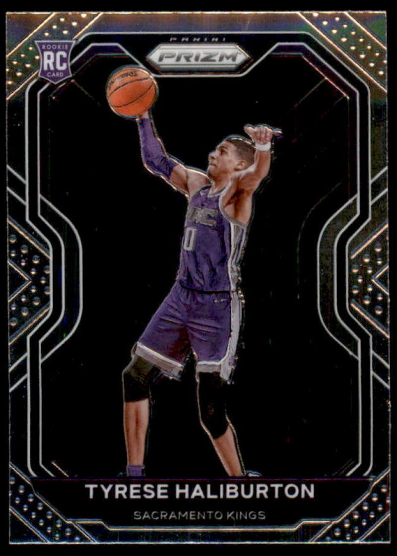 Tyrese Haliburton Rookie Card 2020-21 Panini Prizm #262  Image 1