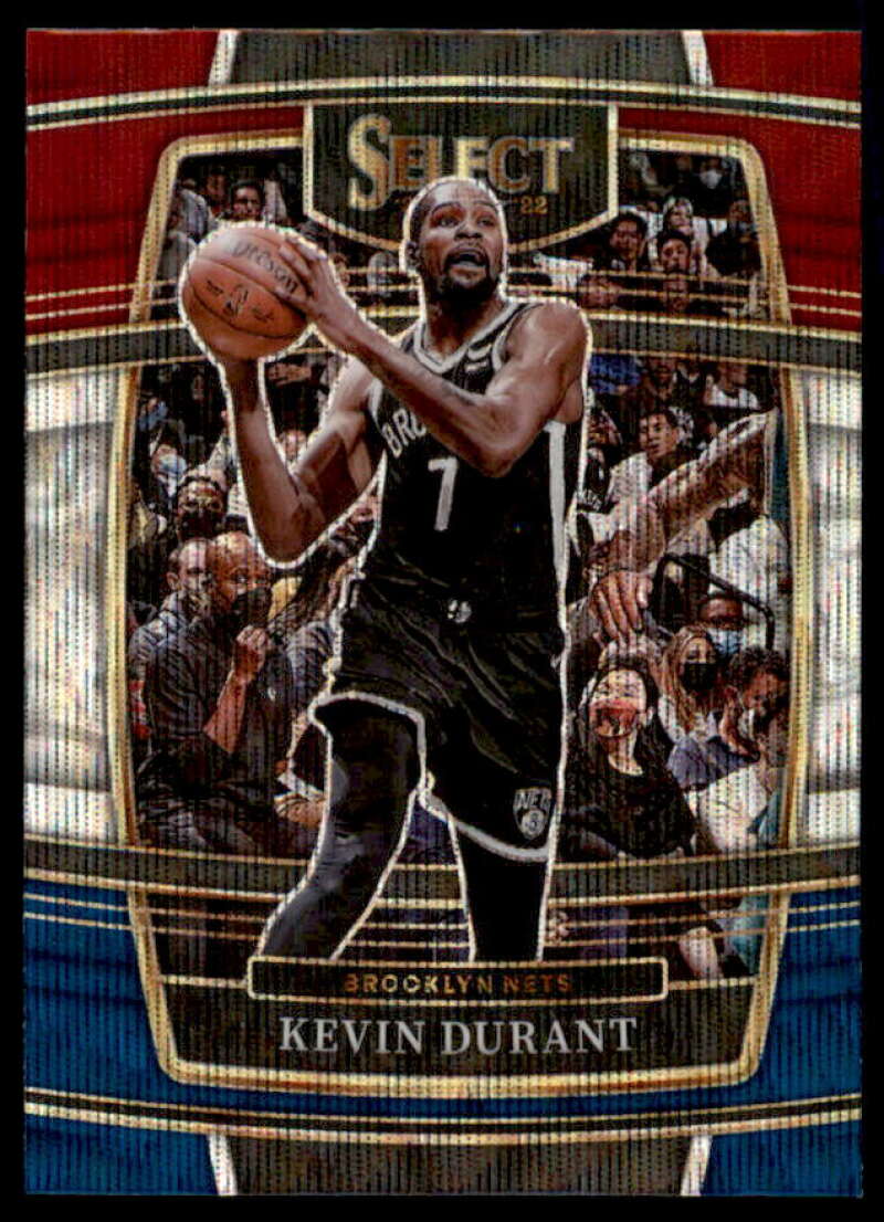 Kevin Durant Card 2021-22 Select Prizms Tri-Color #50  Image 1