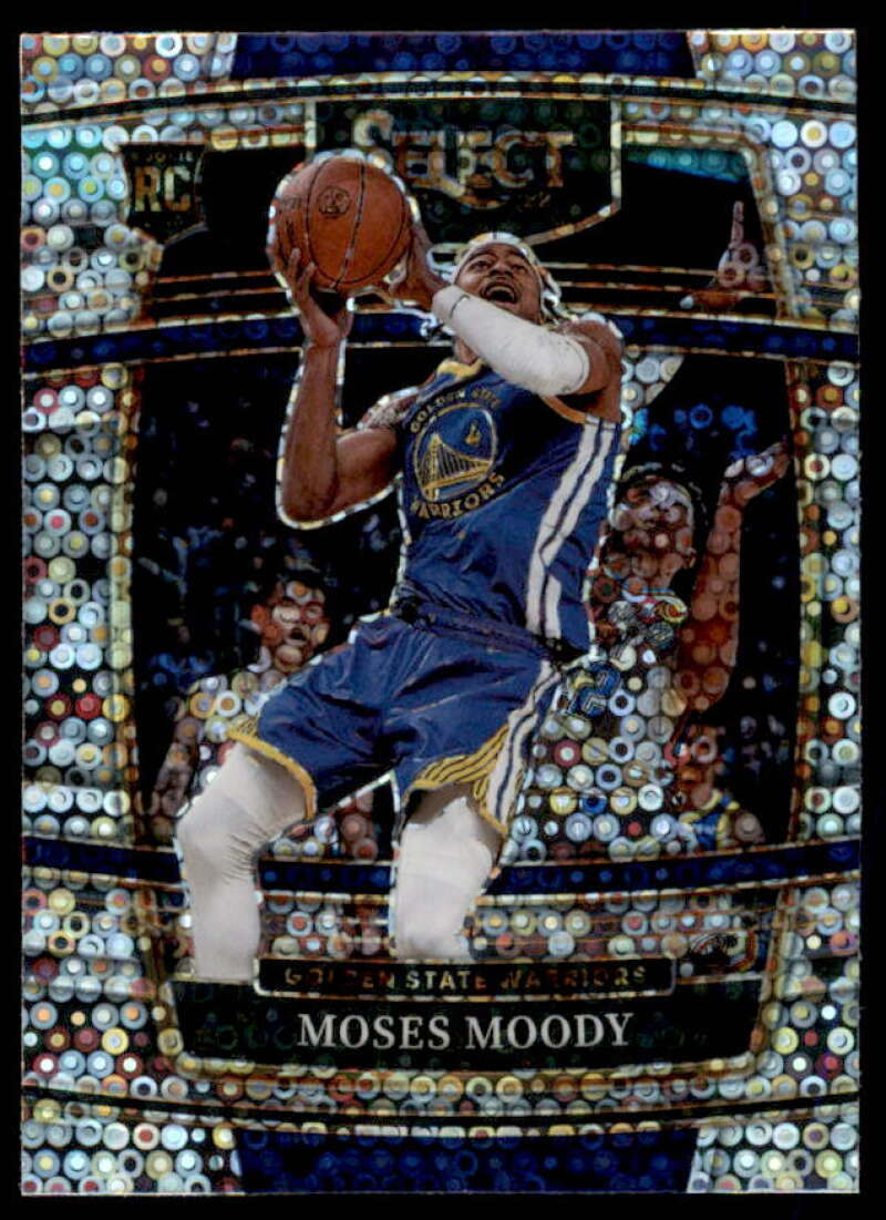 Moses Moody Rookie Card 2021-22 Select Prizms Disco #62  Image 1