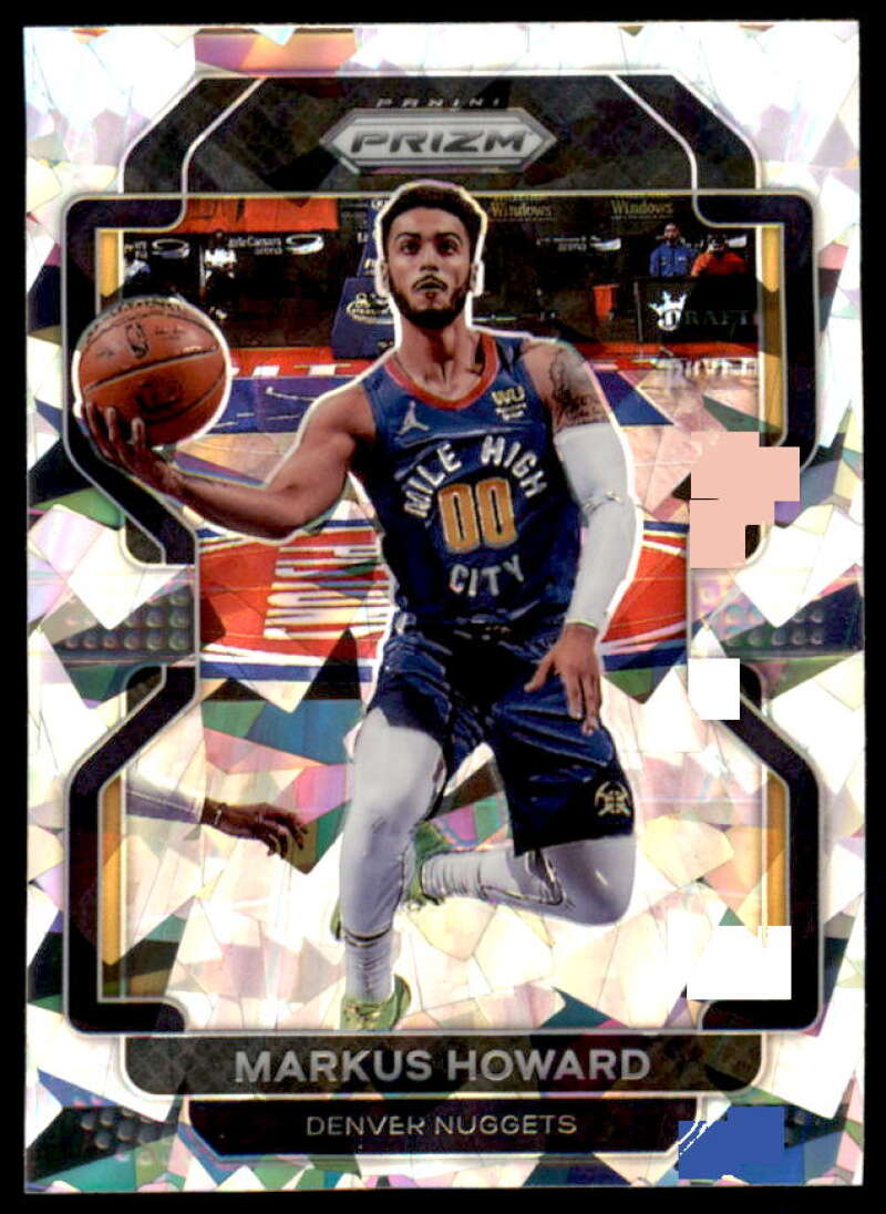 Markus Howard (wrong back) Card 2021-22 Panini Prizm Prizms Ice #218  Image 1