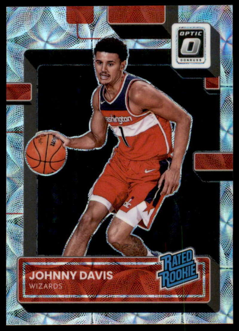 Johnny Davis RR Rookie Card 2022-23 Donruss Optic Premium Box Set #206  Image 1