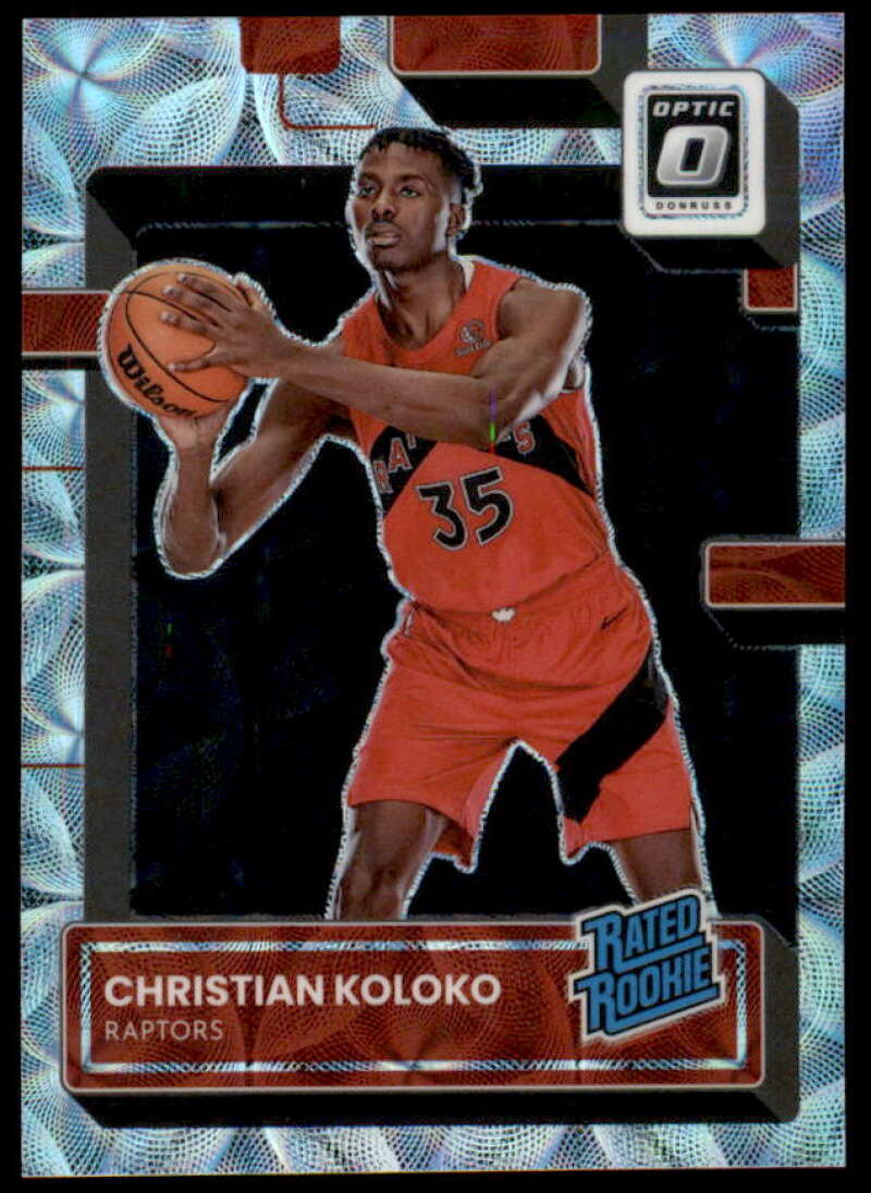 Christian Koloko RR Rookie Card 2022-23 Donruss Optic Premium Box Set #212  Image 1