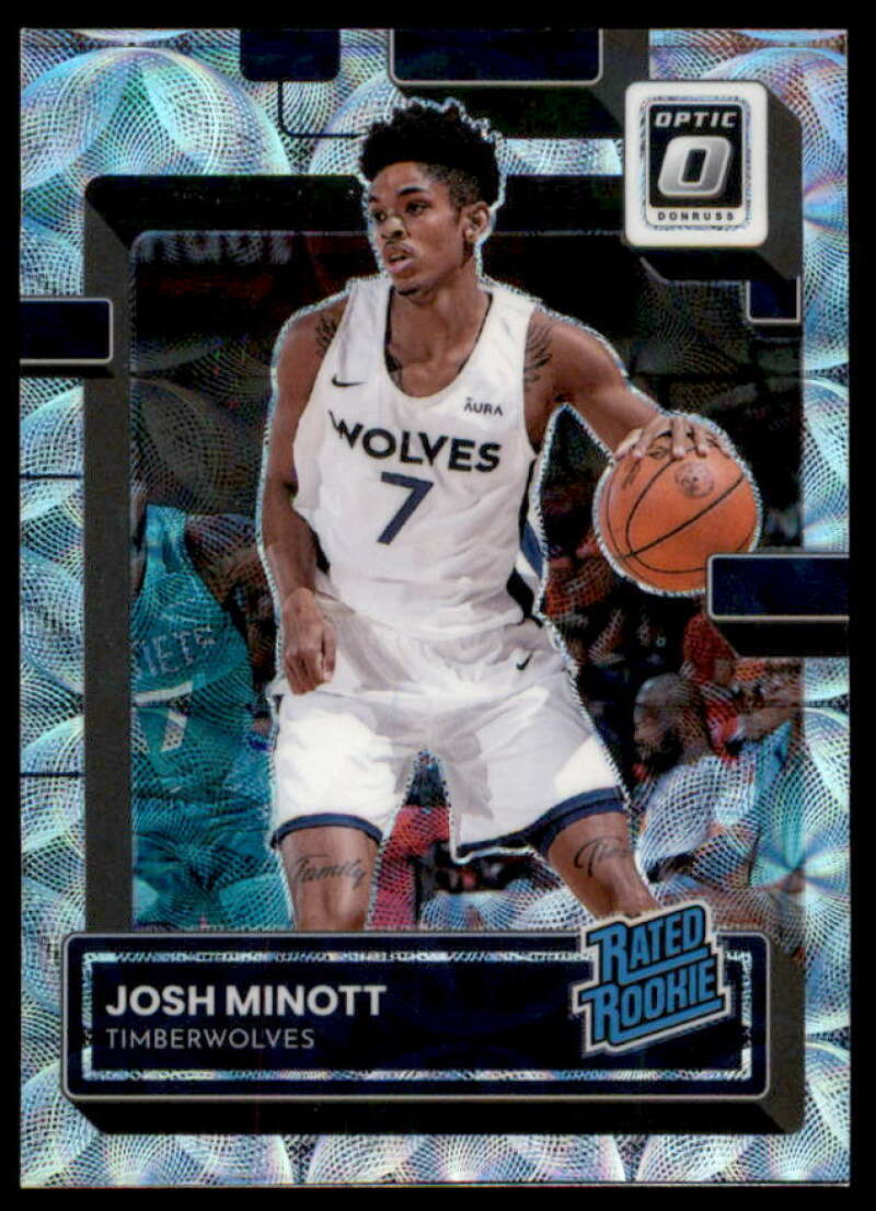 Josh Minott RR Rookie Card 2022-23 Donruss Optic Premium Box Set #244  Image 1