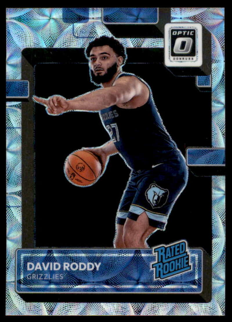 David Roddy RR Rookie Card 2022-23 Donruss Optic Premium Box Set #225  Image 1