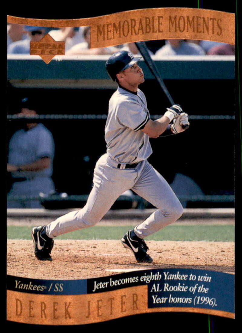 Derek Jeter Card 1997 Upper Deck Memorable Moments #B3  Image 1