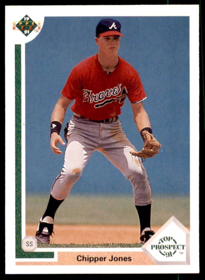 Chipper Jones Rookie Card 1991 Upper Deck #55  Image 1
