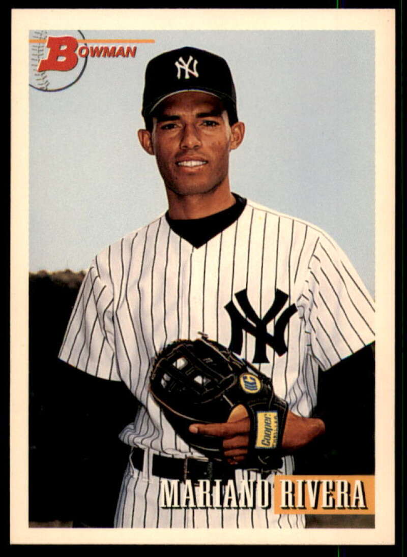 Mariano Rivera Card 1993 Bowman #327  Image 1