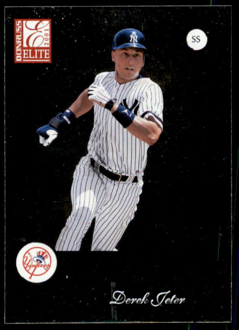 Derek Jeter Card 2001 Donruss Elite #5  Image 1