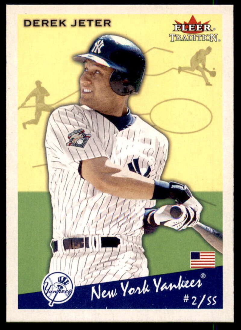 Derek Jeter Card 2002 Fleer Tradition #142  Image 1