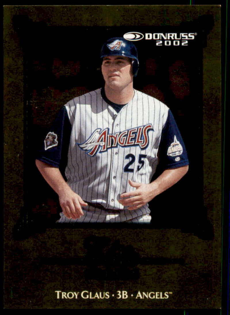 Troy Glaus Card 2002 Donruss Elite Series #8  Image 1