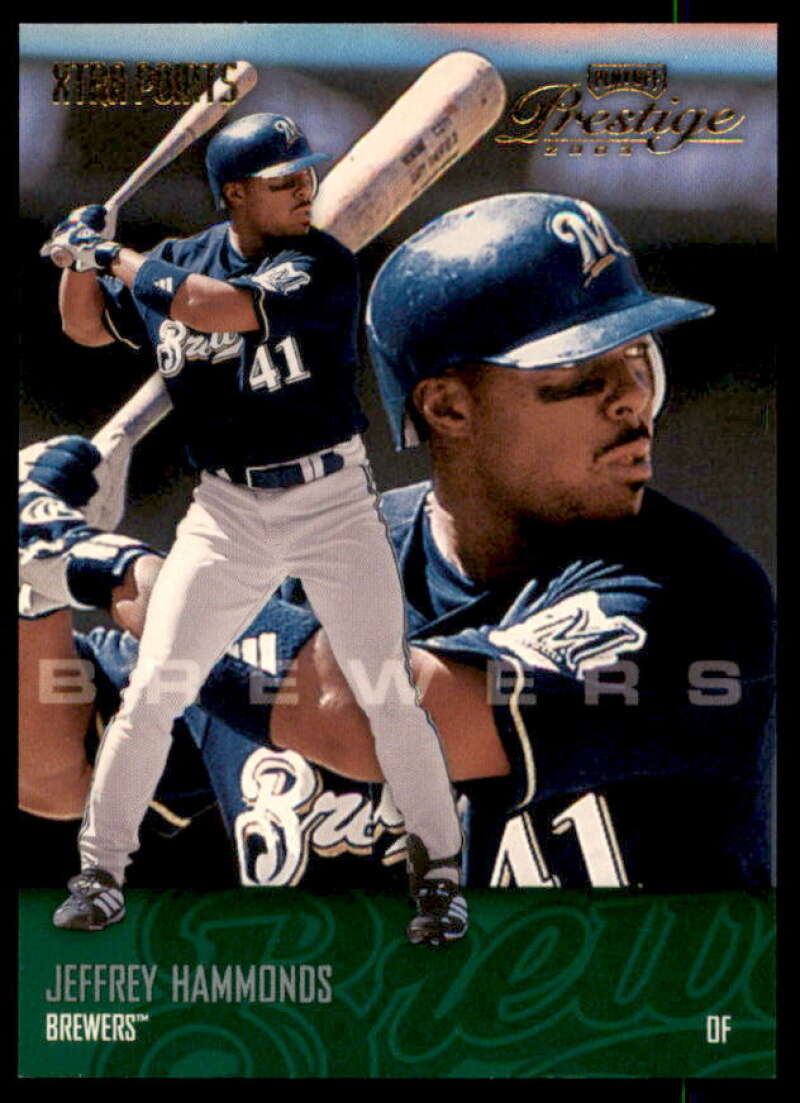 Jeffrey Hammonds Card 2003 Playoff Prestige Xtra Points Green #137  Image 1