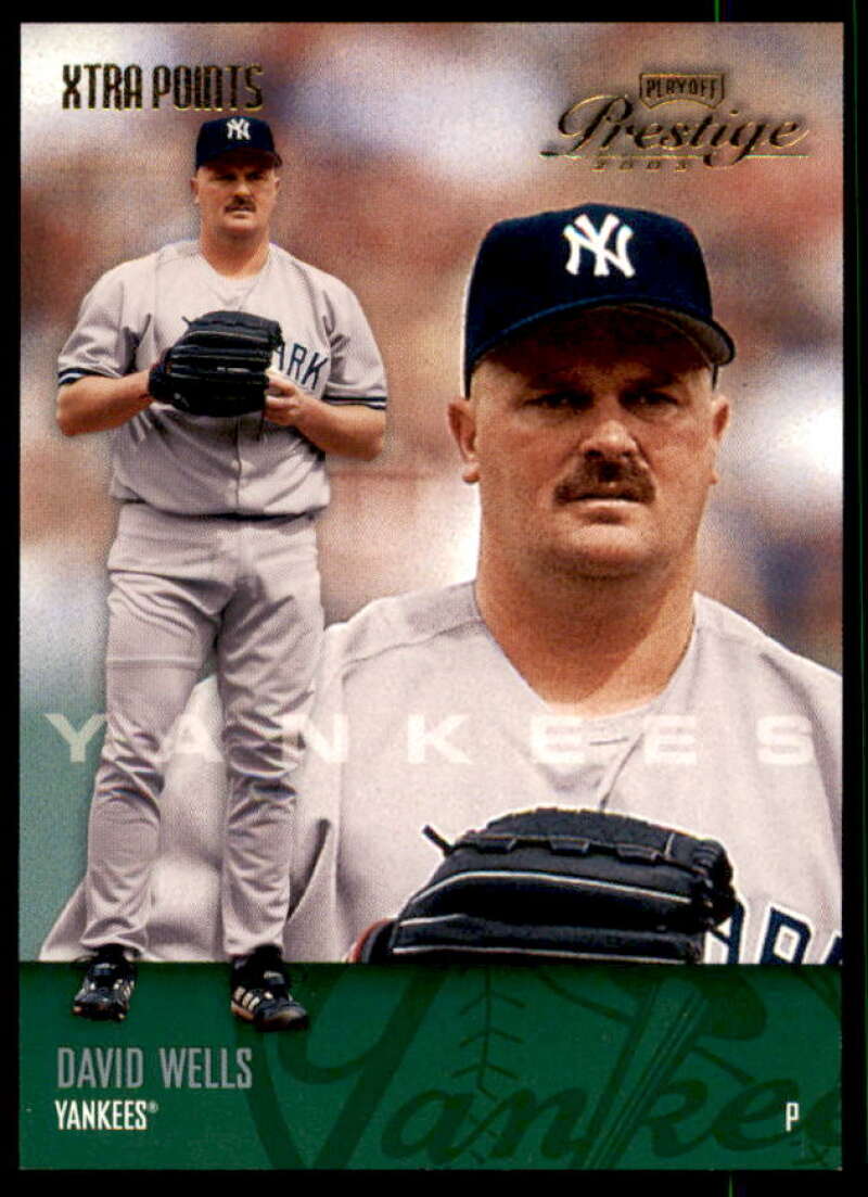 David Wells Card 2003 Playoff Prestige Xtra Points Green #52  Image 1