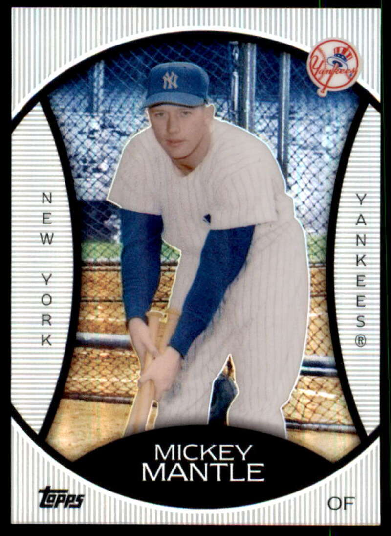 Mickey Mantle Card 2010 Topps Legends Platinum Chrome Wal-Mart Cereal #PC1  Image 1