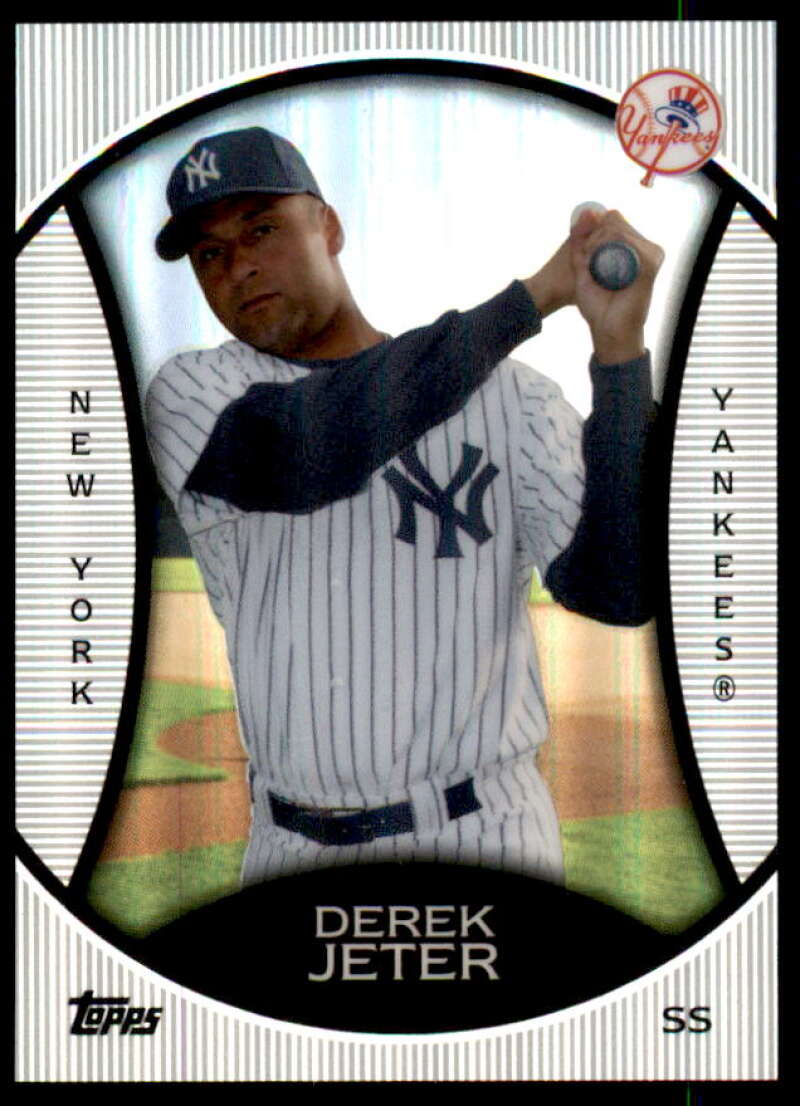 Derek Jeter Card 2010 Topps Legends Platinum Chrome Wal-Mart Cereal #PC17  Image 1