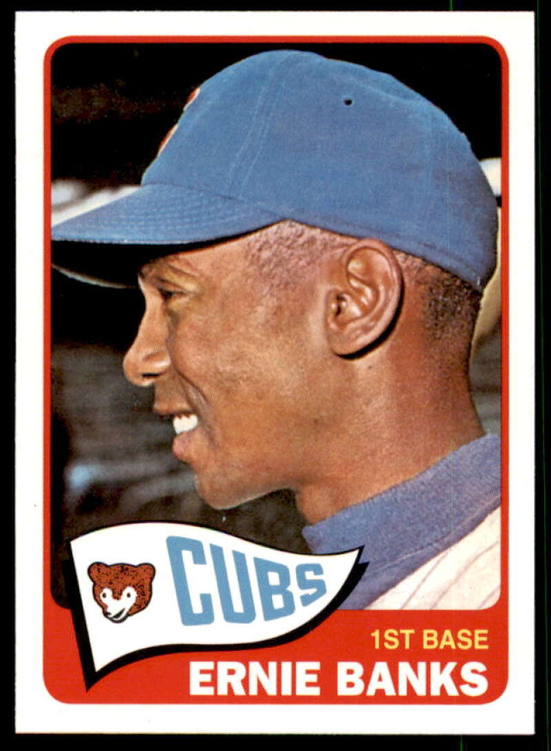 Ernie Banks 65 Card 2010 Topps Cards Your Mom Threw Out Original Back #510  Image 1