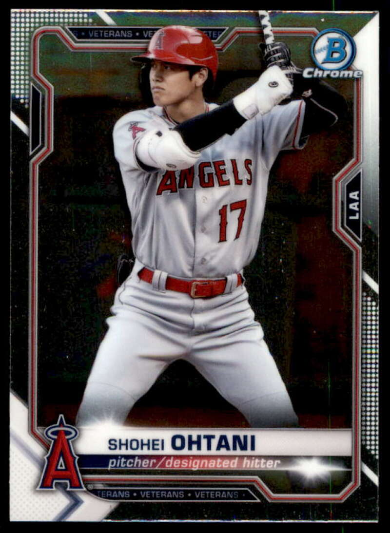 Shohei Ohtani Card 2021 Bowman Chrome #27  Image 1