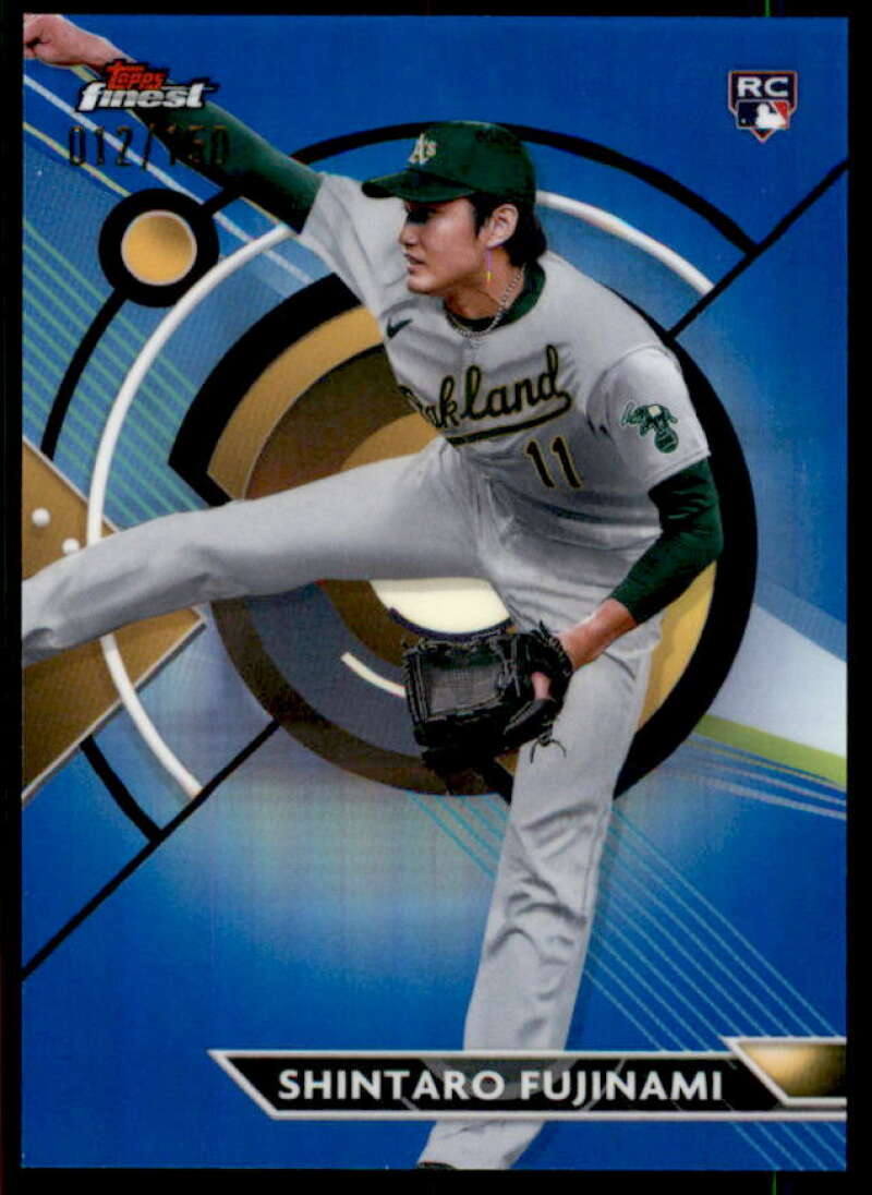 Shintaro Fujinami Rookie Card 2023 Finest Blue Refractors #51  Image 1