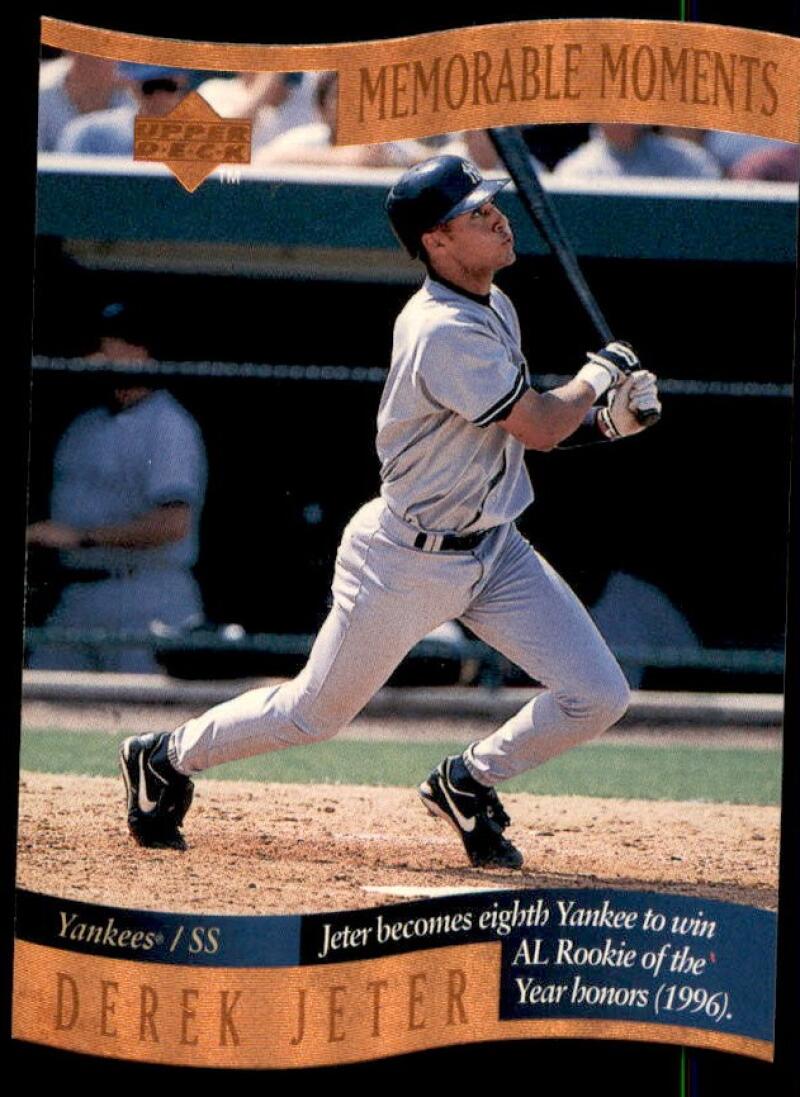 Derek Jeter Card 1997 Upper Deck Memorable Moments #B3  Image 1
