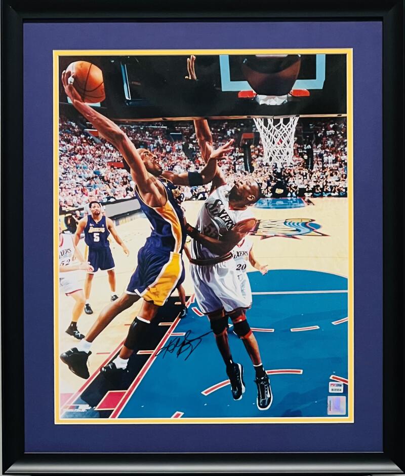 Kobe Bryant Autographed Signed 26" x 22" Framed Poster PSA DNA Authentic  Image 1