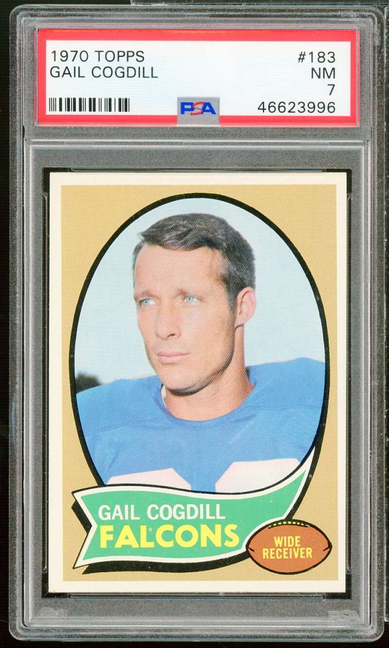 Gail Cogdill Card 1970 Topps #183 PSA 7 Image 1