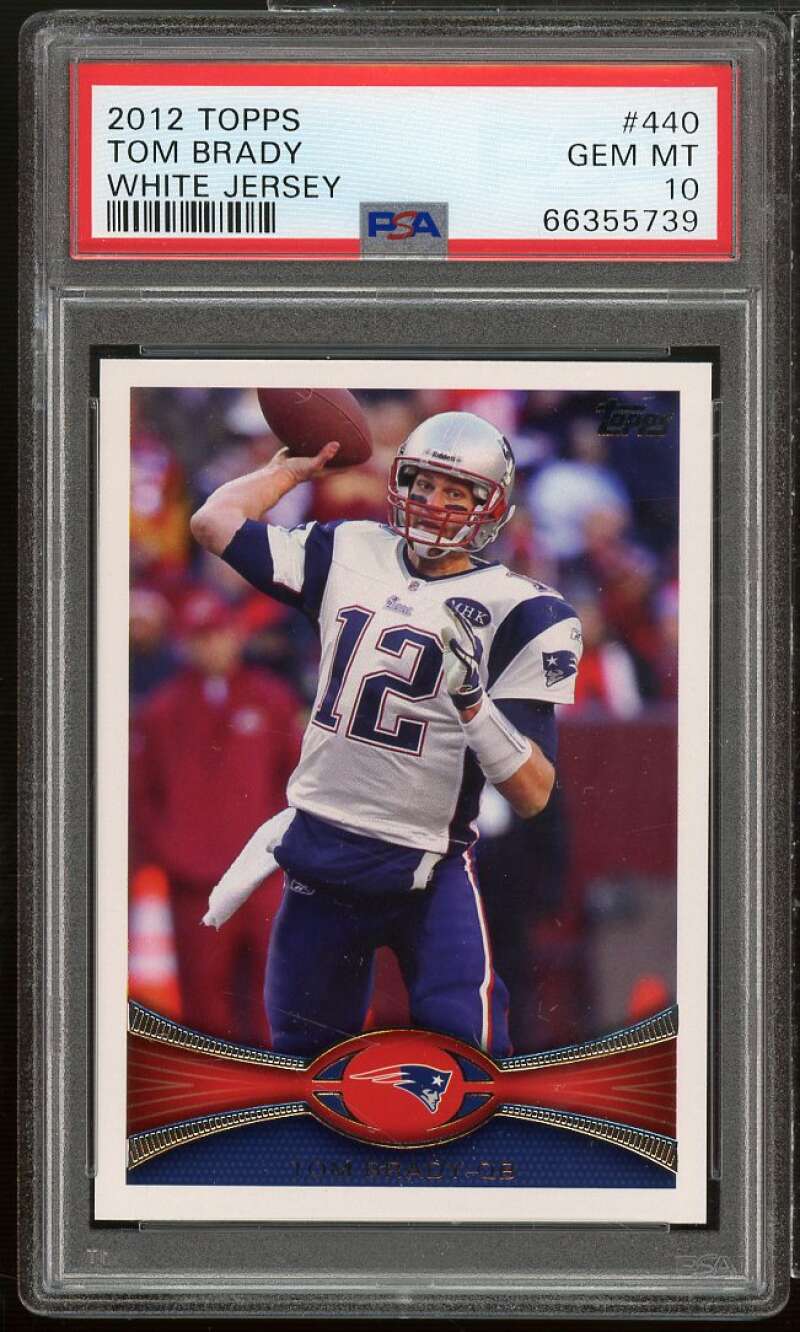 Tom Brady Card 2012 Topps #440 PSA 10 Image 1