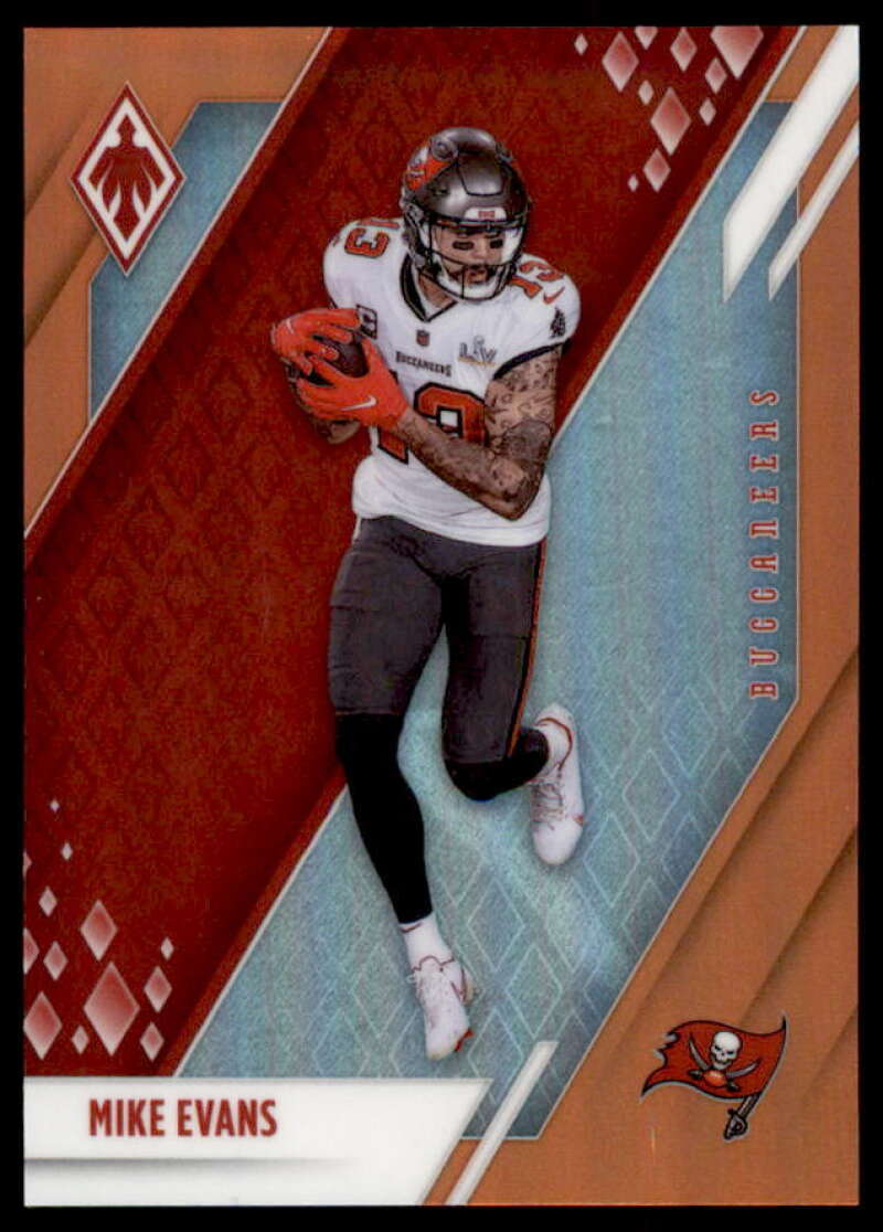 Mike Evans Card 2021 Panini Phoenix Orange Lazer #2  Image 1