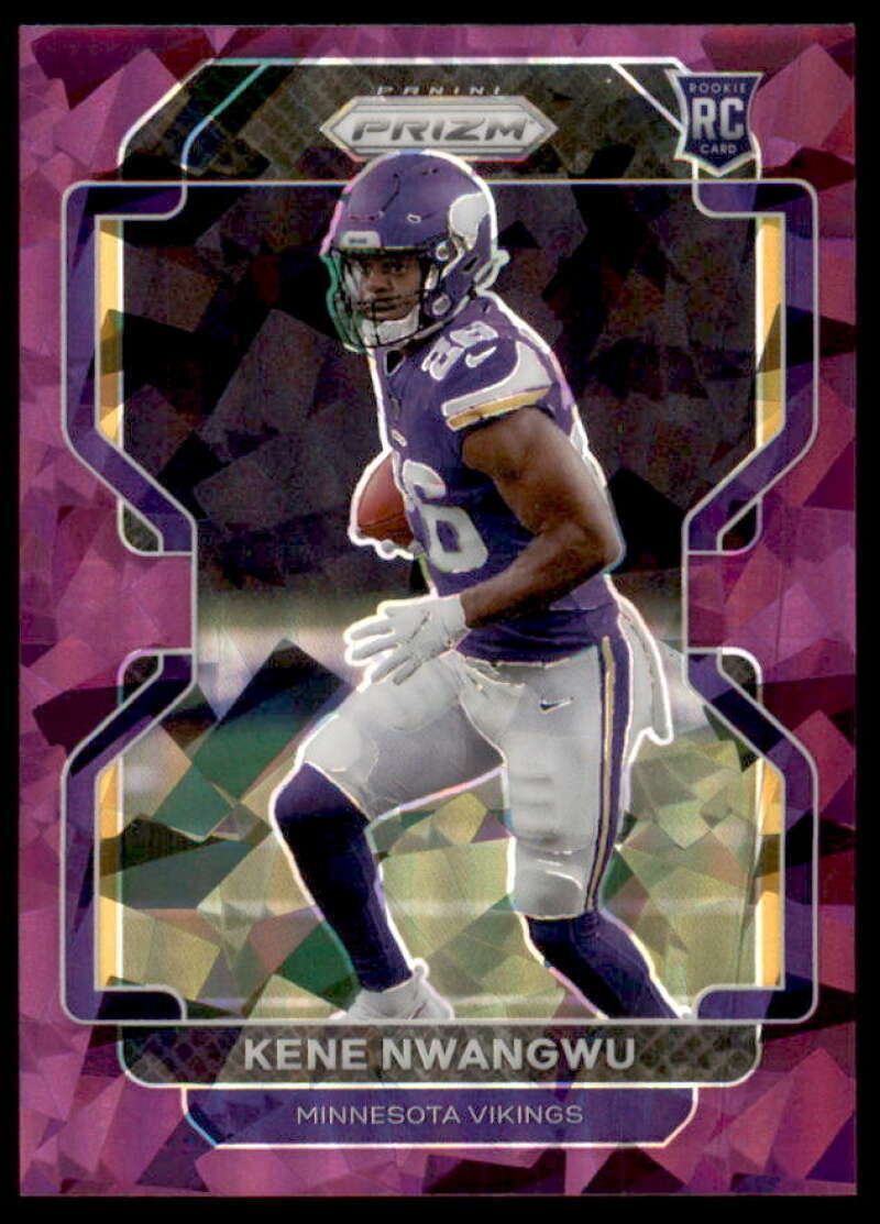 Kene Nwangwu Card 2021 Panini Prizm Prizms Purple Ice #364  Image 1