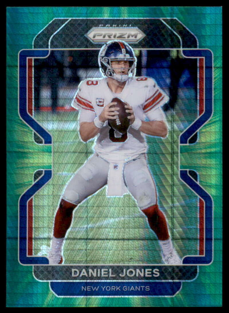 Daniel Jones Card 2021 Panini Prizm Prizms Hyper #231  Image 1