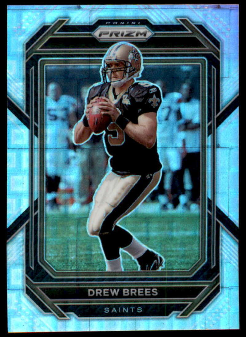 Drew Brees Card 2022 Panini Prizm Prizms Pandora #215  Image 1