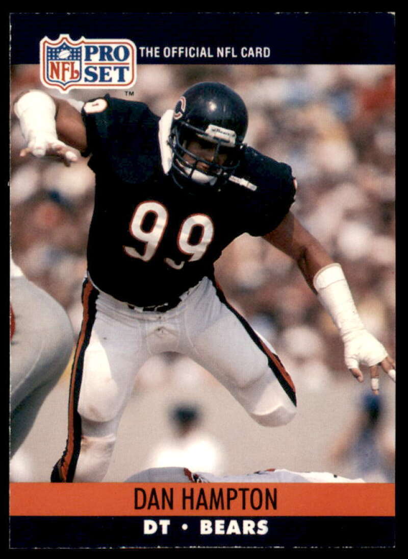 Dan Hampton/(Card back says DT) Card 1990 Pro Set #449B  Image 1