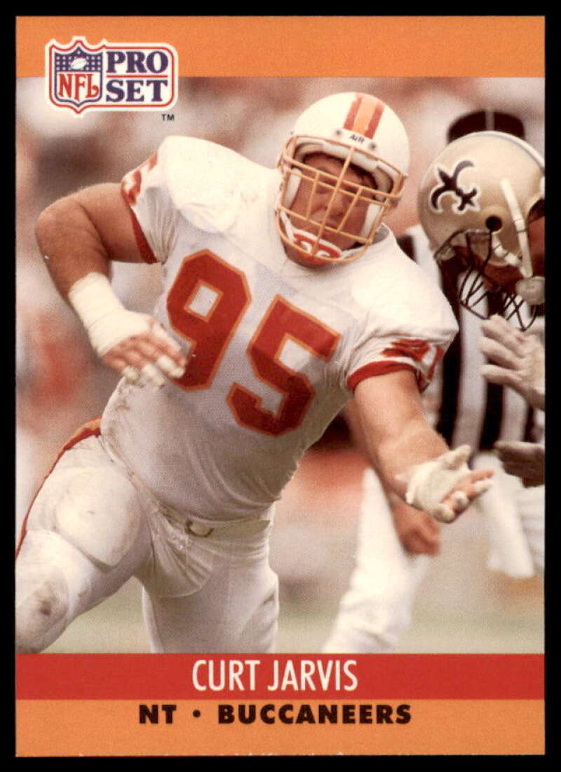 Curt Jarvis ERR/(No 'Official NFL/Card' on front) Card 1990 Pro Set #657B  Image 1