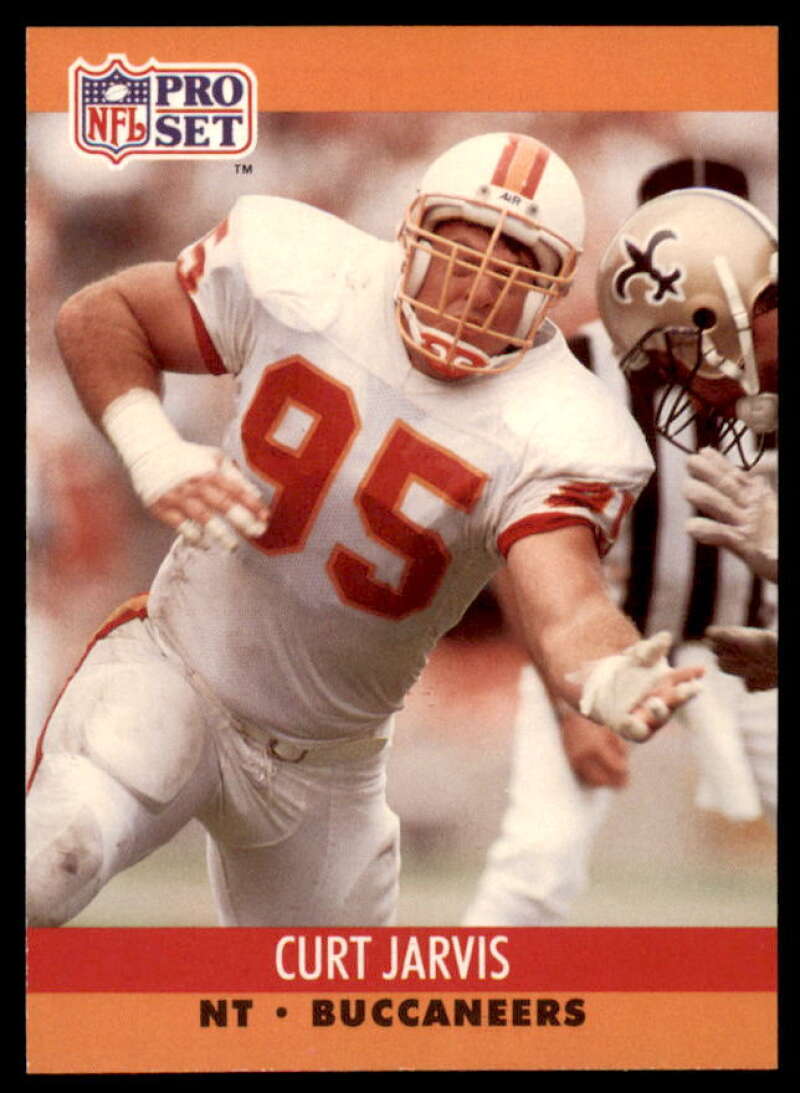 Curt Jarvis ERR/(No 'Official NFL/Card' on front) Card 1990 Pro Set #657B  Image 1